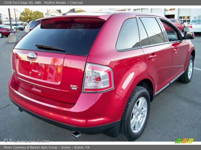 Redfire Metallic / Charcoal 2008 Ford Edge SEL AWD