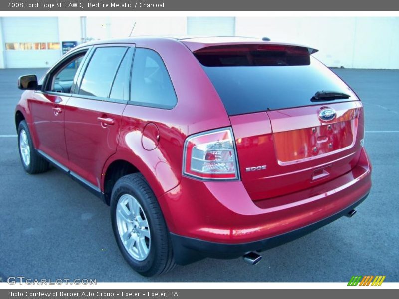 Redfire Metallic / Charcoal 2008 Ford Edge SEL AWD