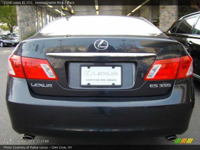 Smoky Granite Mica / Black 2008 Lexus ES 350