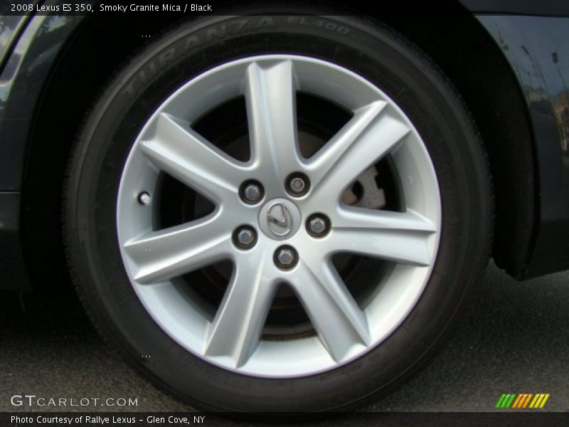 Smoky Granite Mica / Black 2008 Lexus ES 350
