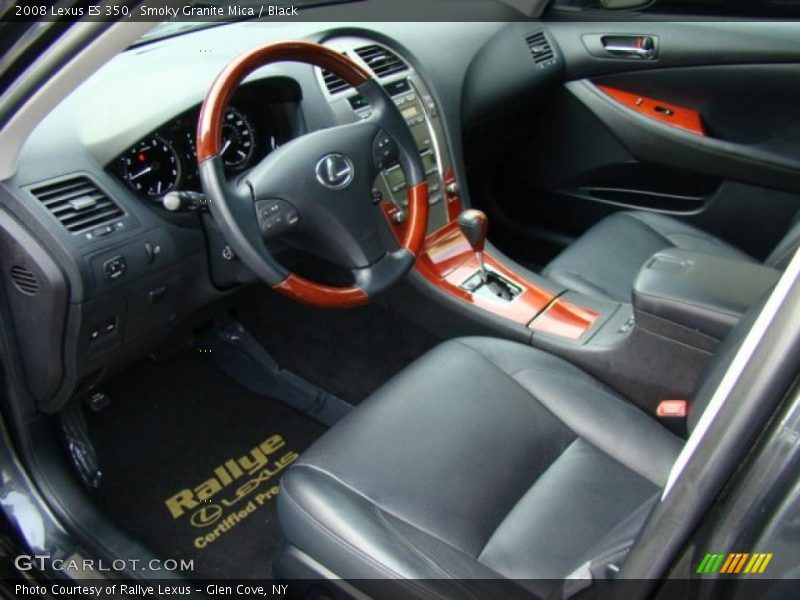 Smoky Granite Mica / Black 2008 Lexus ES 350