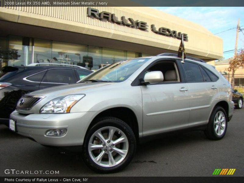Millenium Silver Metallic / Ivory 2008 Lexus RX 350 AWD