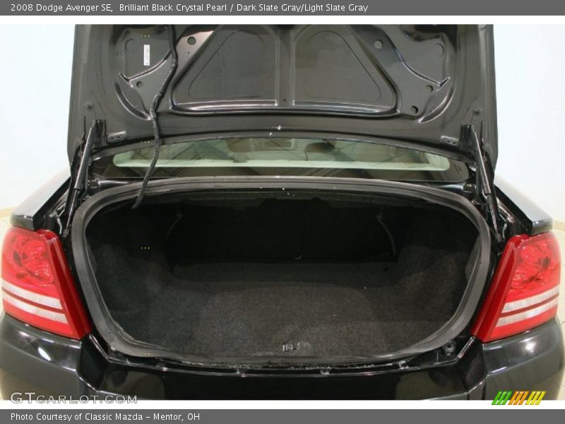 Brilliant Black Crystal Pearl / Dark Slate Gray/Light Slate Gray 2008 Dodge Avenger SE