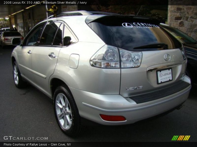 Millenium Silver Metallic / Ivory 2008 Lexus RX 350 AWD
