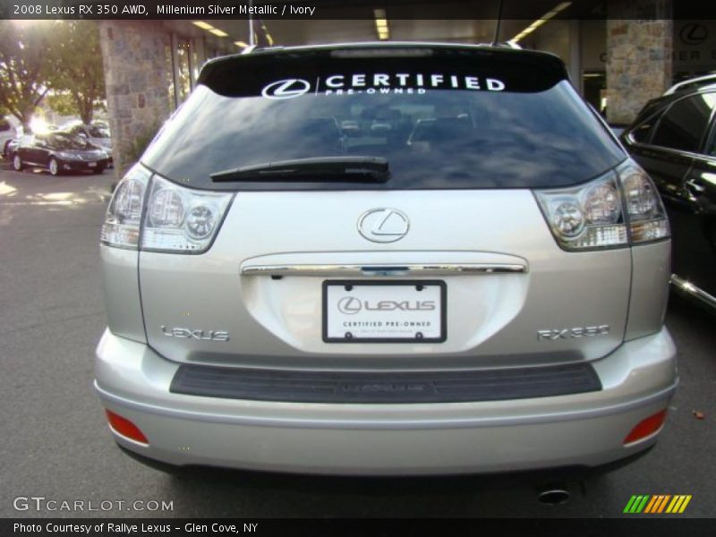 Millenium Silver Metallic / Ivory 2008 Lexus RX 350 AWD