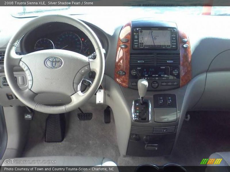 Silver Shadow Pearl / Stone 2008 Toyota Sienna XLE