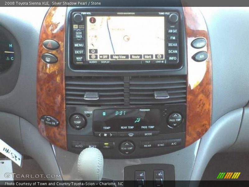 Silver Shadow Pearl / Stone 2008 Toyota Sienna XLE