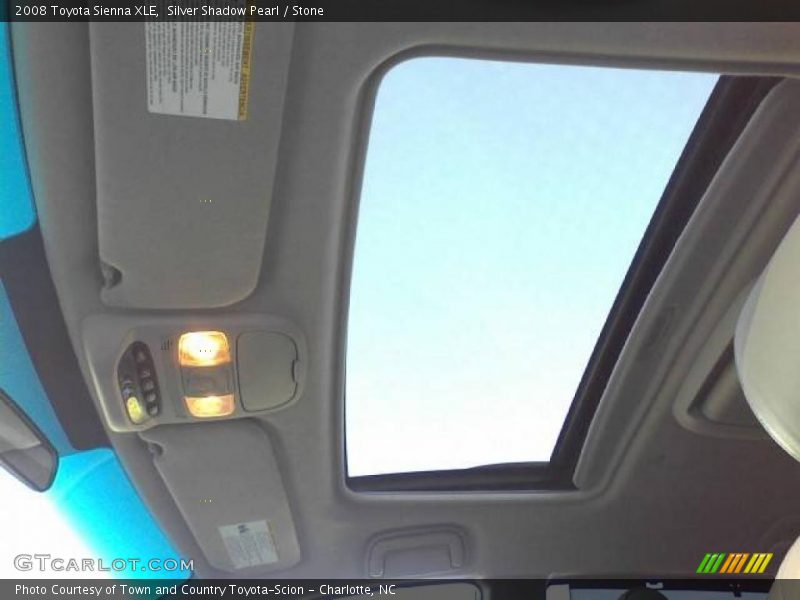 Silver Shadow Pearl / Stone 2008 Toyota Sienna XLE