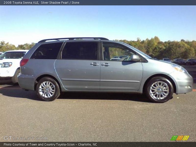 Silver Shadow Pearl / Stone 2008 Toyota Sienna XLE