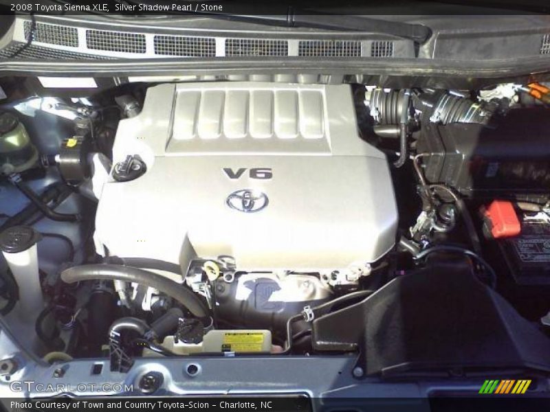 Silver Shadow Pearl / Stone 2008 Toyota Sienna XLE
