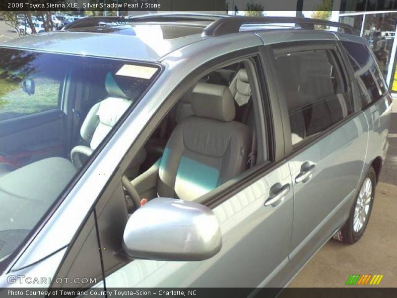 Silver Shadow Pearl / Stone 2008 Toyota Sienna XLE