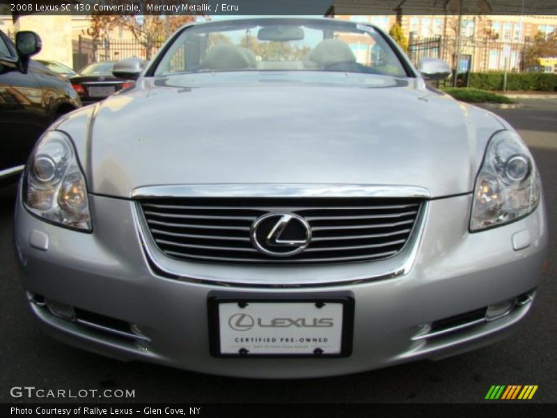 Mercury Metallic / Ecru 2008 Lexus SC 430 Convertible