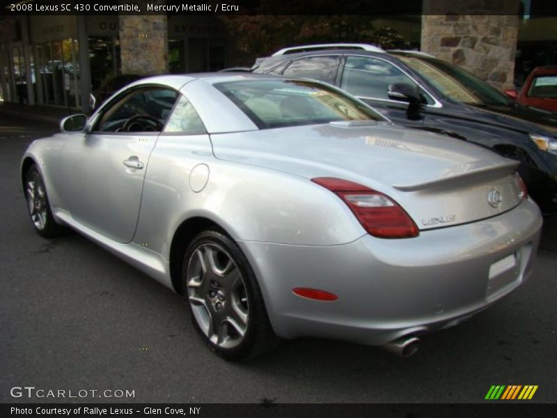 Mercury Metallic / Ecru 2008 Lexus SC 430 Convertible