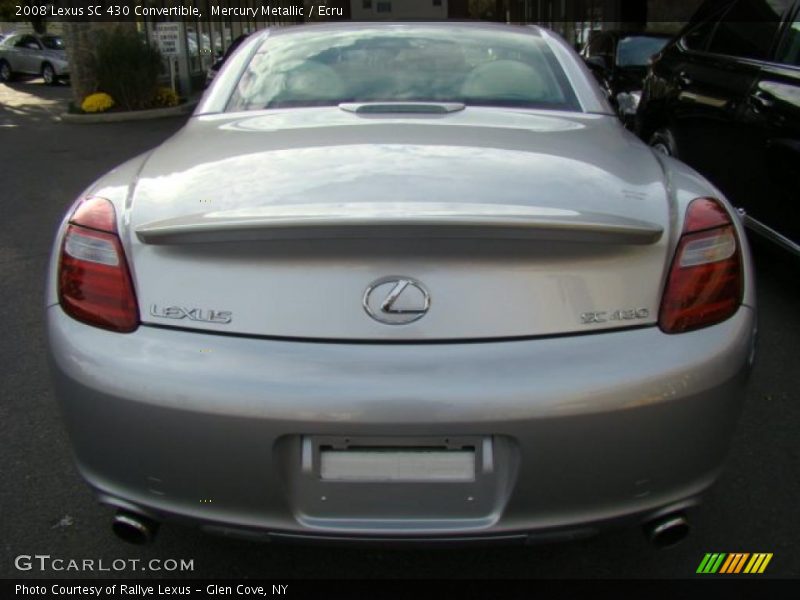 Mercury Metallic / Ecru 2008 Lexus SC 430 Convertible