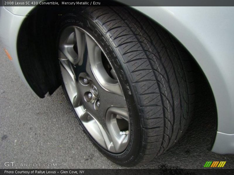 Mercury Metallic / Ecru 2008 Lexus SC 430 Convertible