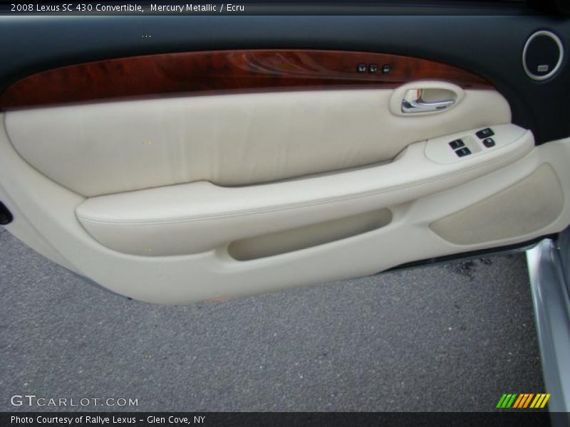 Mercury Metallic / Ecru 2008 Lexus SC 430 Convertible