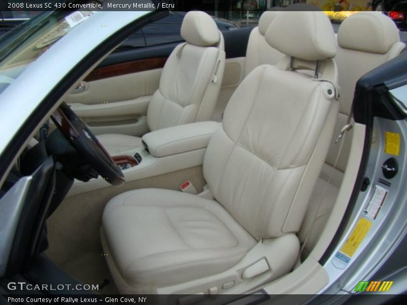  2008 SC 430 Convertible Ecru Interior