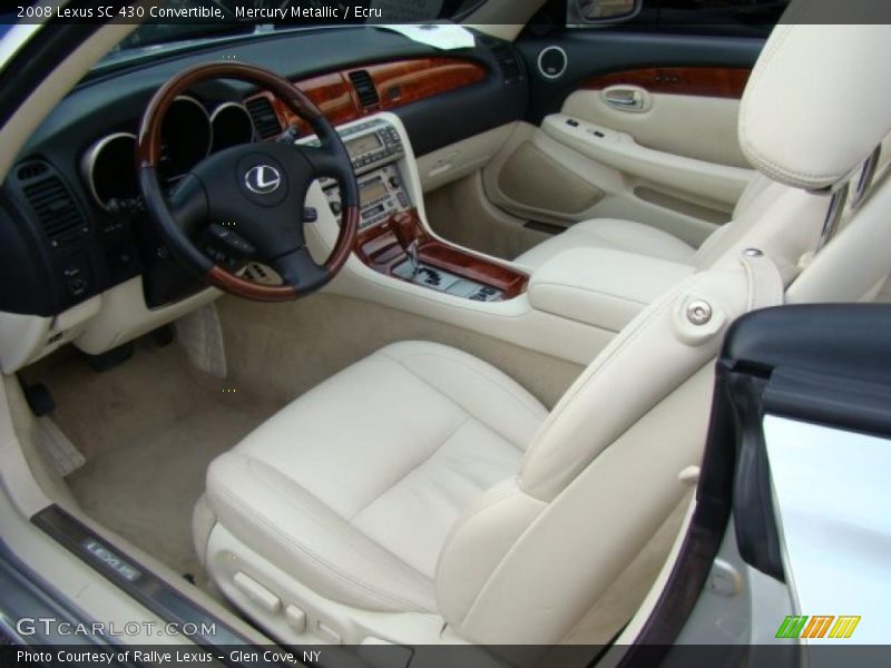 Ecru Interior - 2008 SC 430 Convertible 