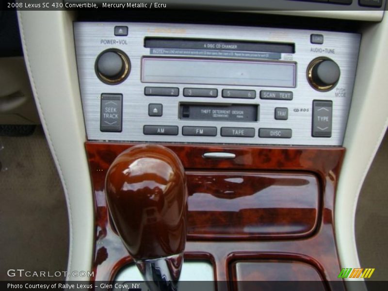 Mercury Metallic / Ecru 2008 Lexus SC 430 Convertible