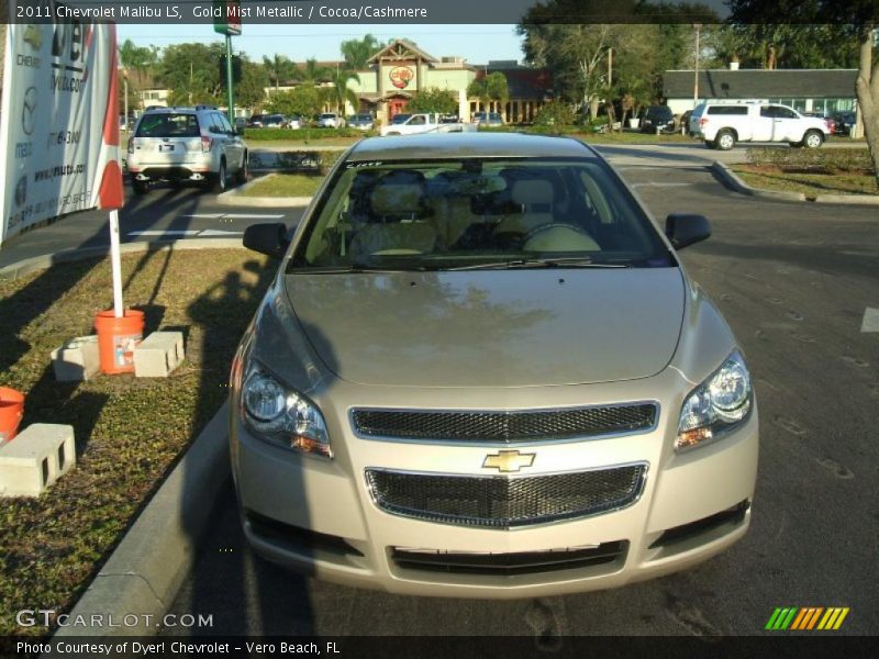 Gold Mist Metallic / Cocoa/Cashmere 2011 Chevrolet Malibu LS