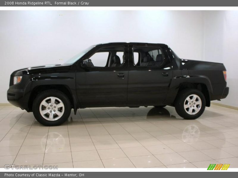 Formal Black / Gray 2008 Honda Ridgeline RTL