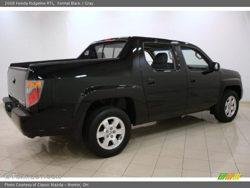 Formal Black / Gray 2008 Honda Ridgeline RTL