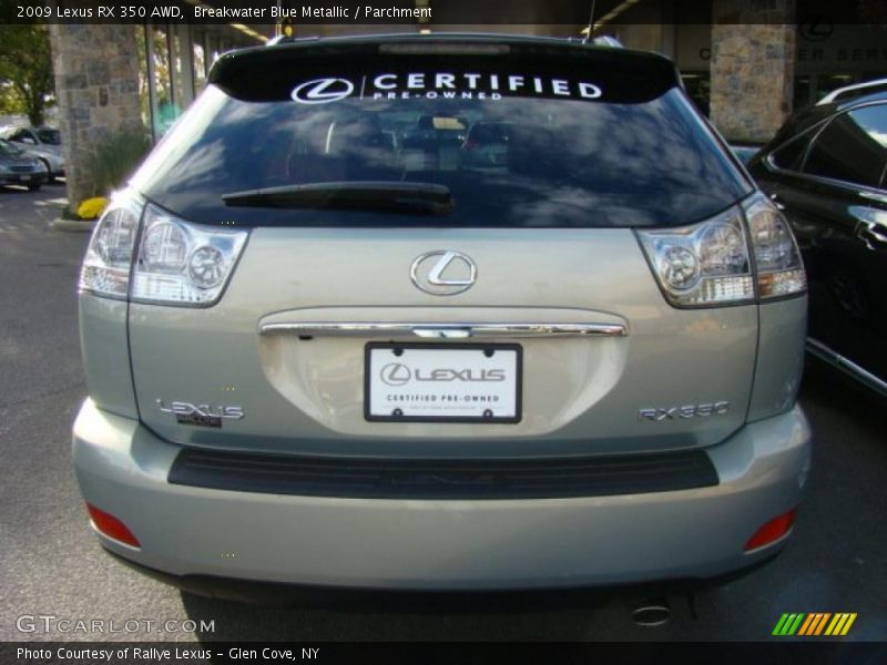 Breakwater Blue Metallic / Parchment 2009 Lexus RX 350 AWD