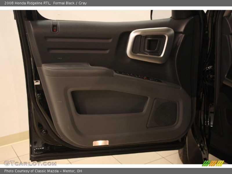Formal Black / Gray 2008 Honda Ridgeline RTL