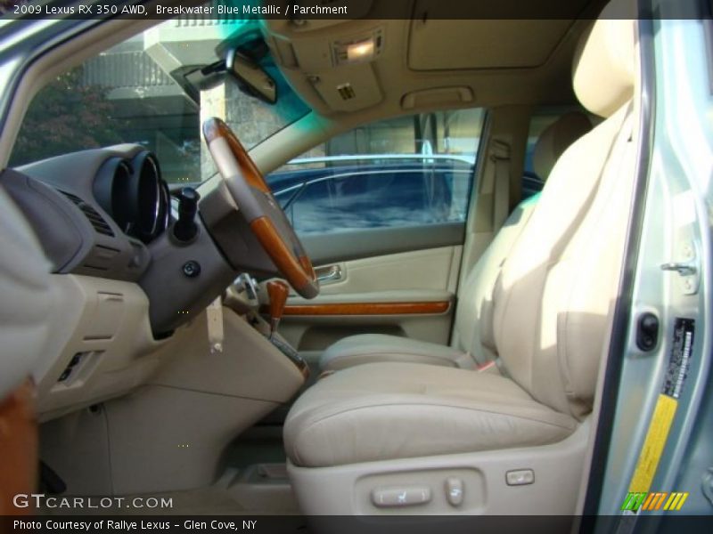 Breakwater Blue Metallic / Parchment 2009 Lexus RX 350 AWD