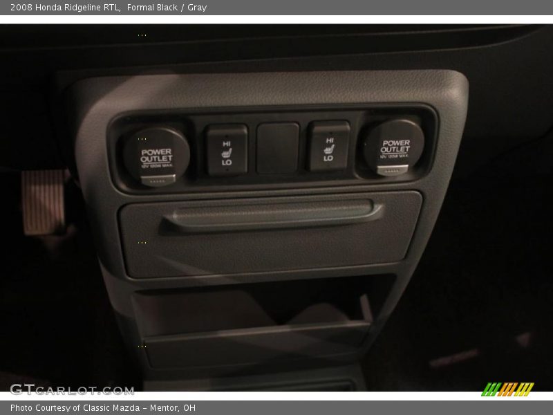 Formal Black / Gray 2008 Honda Ridgeline RTL