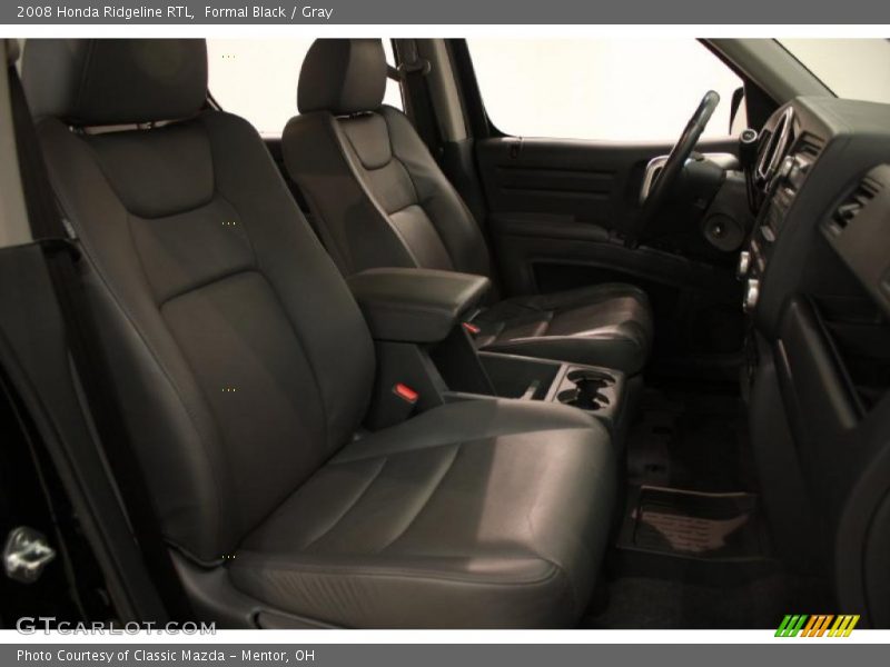 Formal Black / Gray 2008 Honda Ridgeline RTL