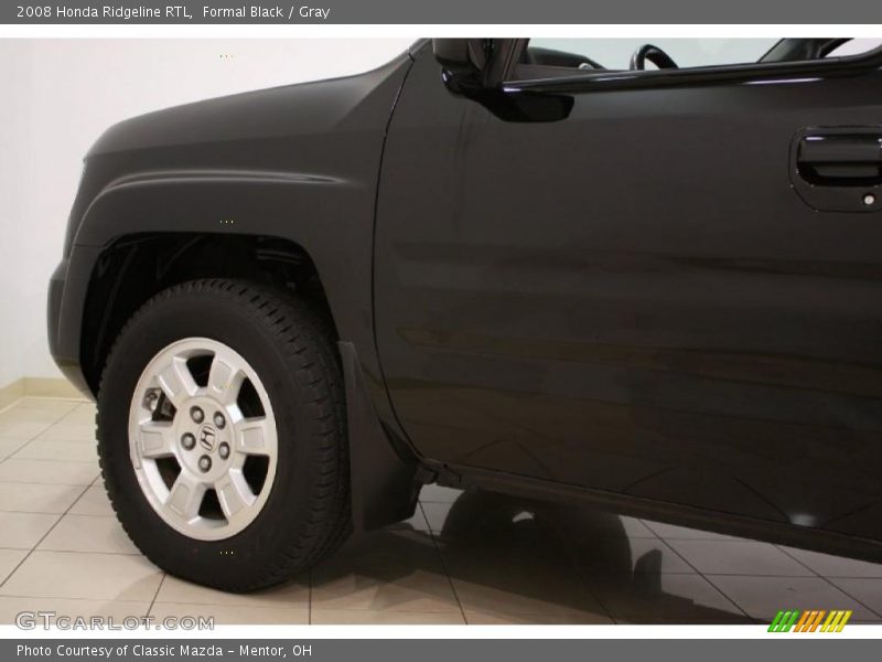 Formal Black / Gray 2008 Honda Ridgeline RTL