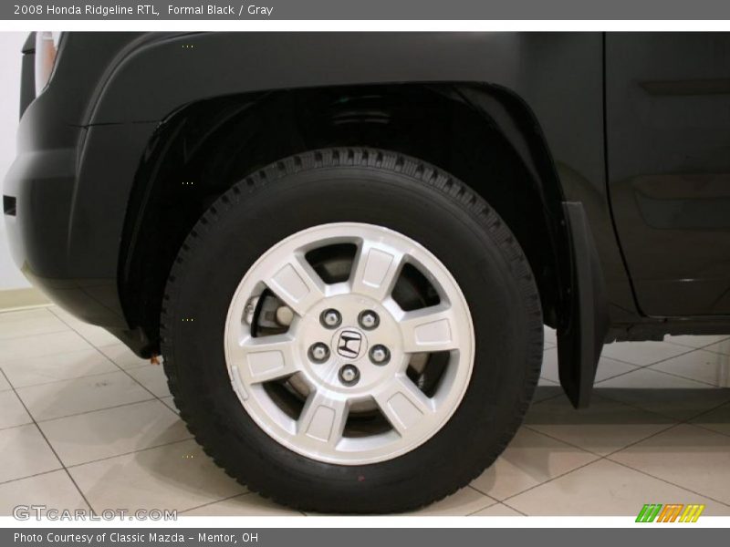 Formal Black / Gray 2008 Honda Ridgeline RTL