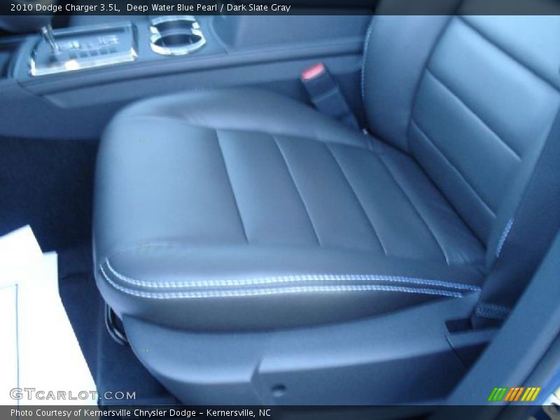 Deep Water Blue Pearl / Dark Slate Gray 2010 Dodge Charger 3.5L
