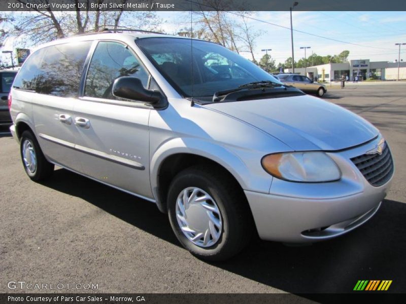 Bright Silver Metallic / Taupe 2001 Chrysler Voyager LX