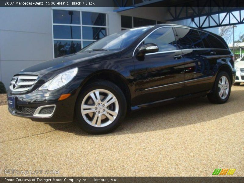 Black / Black 2007 Mercedes-Benz R 500 4Matic