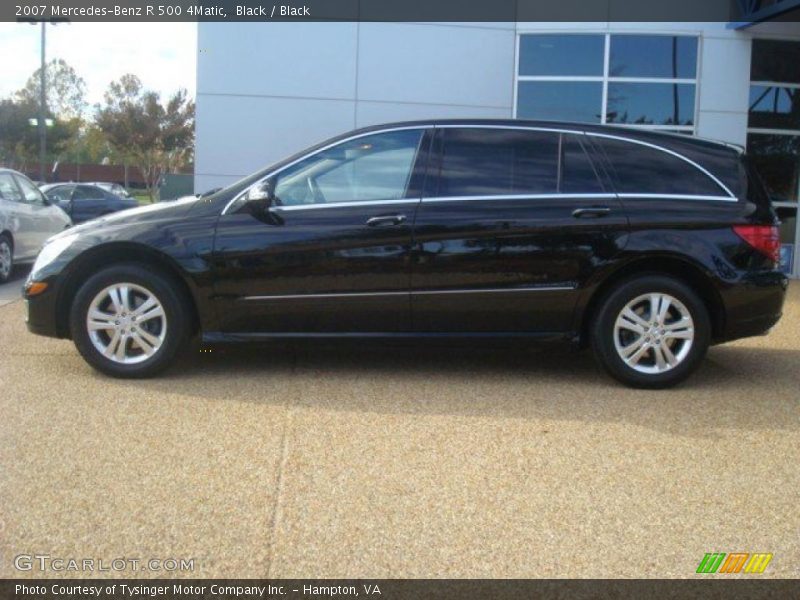 Black / Black 2007 Mercedes-Benz R 500 4Matic