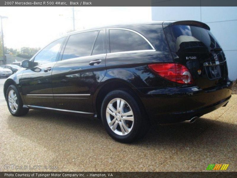 Black / Black 2007 Mercedes-Benz R 500 4Matic