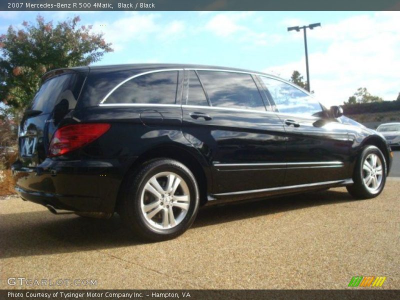 Black / Black 2007 Mercedes-Benz R 500 4Matic