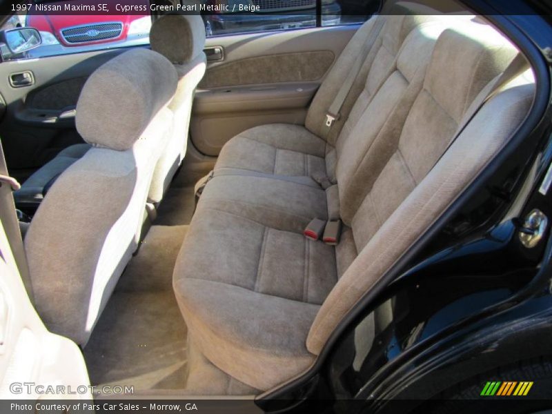 Cypress Green Pearl Metallic / Beige 1997 Nissan Maxima SE