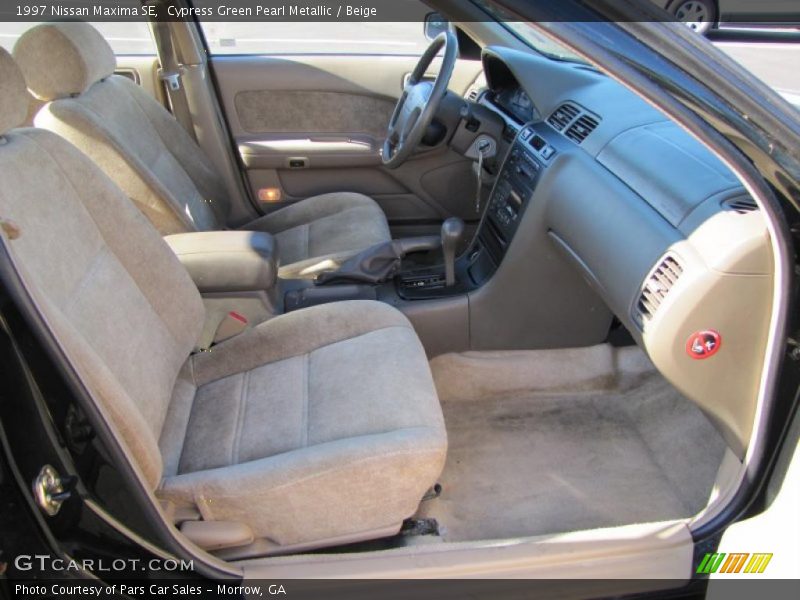 Cypress Green Pearl Metallic / Beige 1997 Nissan Maxima SE