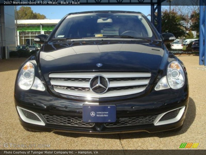 Black / Black 2007 Mercedes-Benz R 500 4Matic