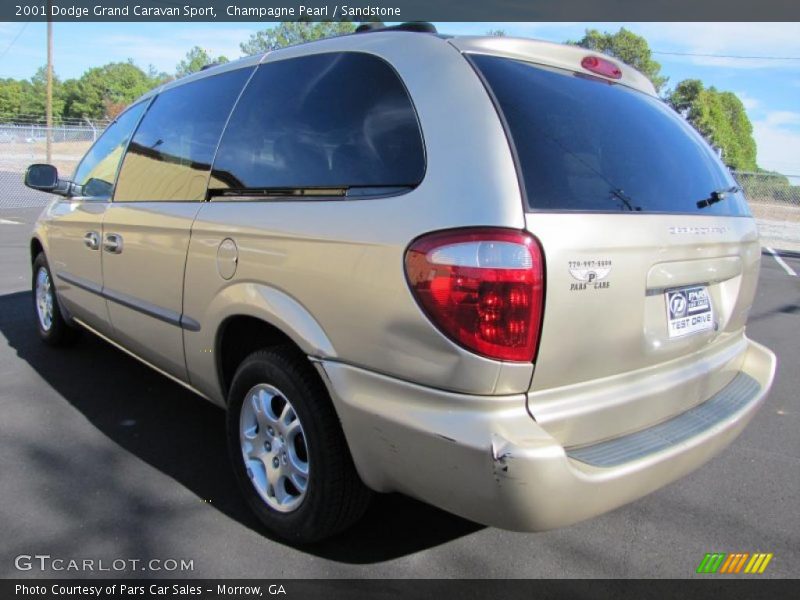 Champagne Pearl / Sandstone 2001 Dodge Grand Caravan Sport