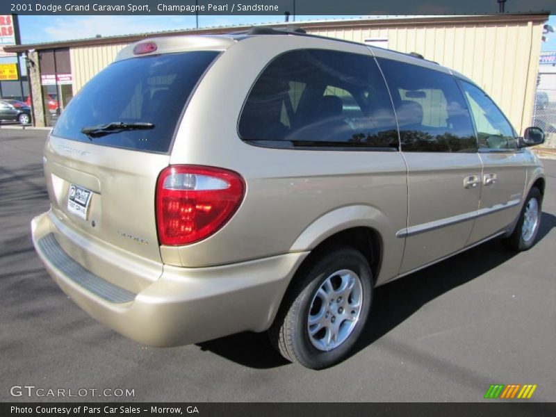 Champagne Pearl / Sandstone 2001 Dodge Grand Caravan Sport