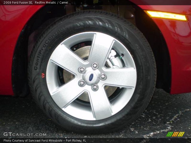 Redfire Metallic / Camel 2009 Ford Fusion SE
