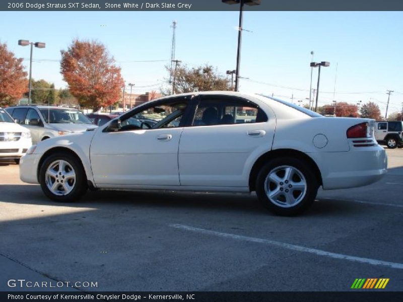 Stone White / Dark Slate Grey 2006 Dodge Stratus SXT Sedan