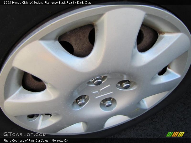Flamenco Black Pearl / Dark Gray 1999 Honda Civic LX Sedan