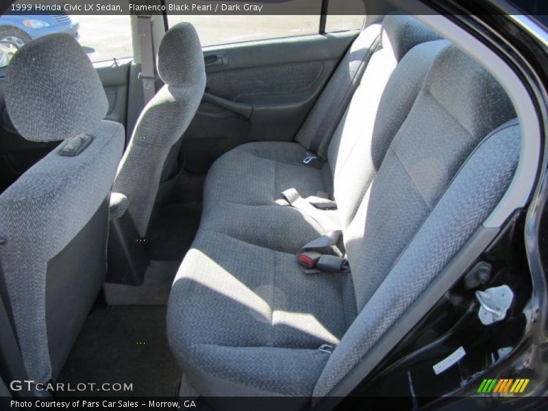 Flamenco Black Pearl / Dark Gray 1999 Honda Civic LX Sedan
