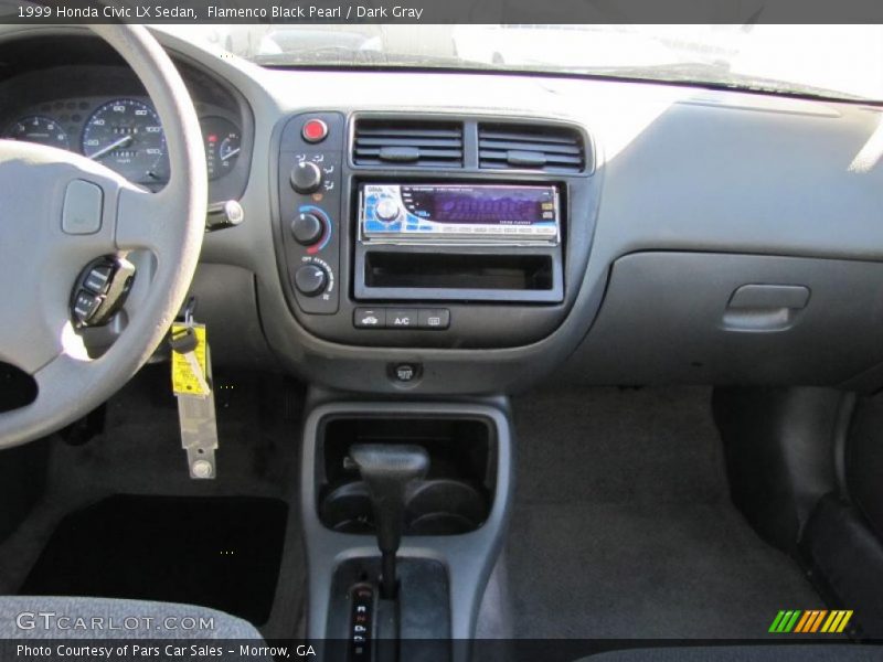 Flamenco Black Pearl / Dark Gray 1999 Honda Civic LX Sedan