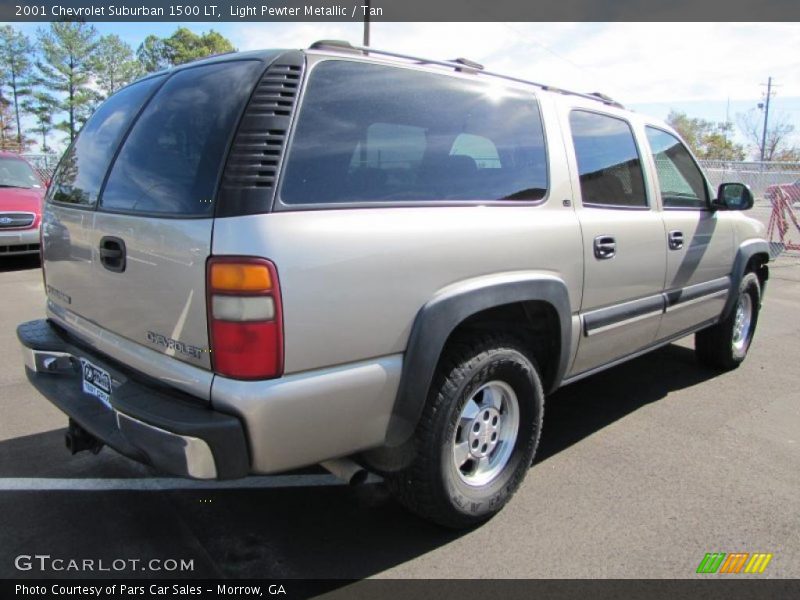 Light Pewter Metallic / Tan 2001 Chevrolet Suburban 1500 LT